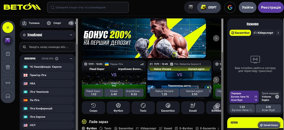 Основні функції сайту